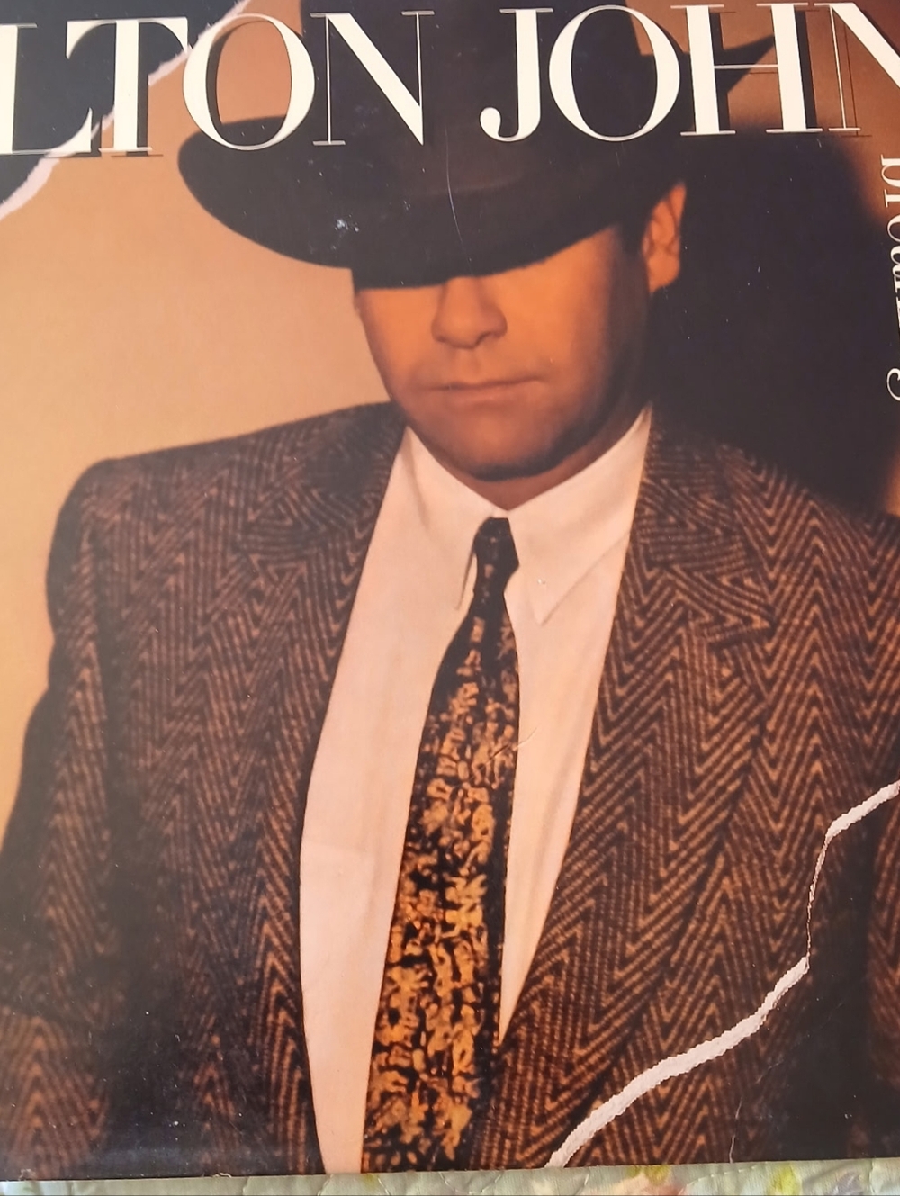 Elton John Vinyl Record - Breaking Hearts